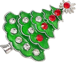 Christmas Tree Hair Clip, green - Lolita Accessories — photo N1