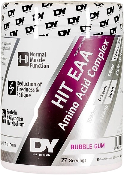 EAA Amino Acid Complex 'Bubble Gum' - DY Nutrition HIT EAA Amino Acid Complex Bubble Gum — photo N1