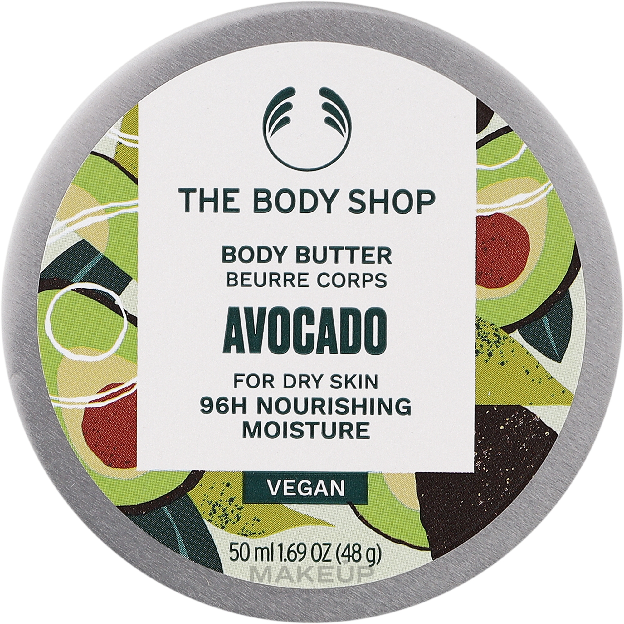 Body Butter - The Body Shop Avocado Body Butter For Dry Skin — photo 50 ml