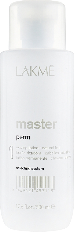 Waving Lotion for Natural Hair - Lakme Master Perm Waving Lotion 1 for Normal Hair — photo N1