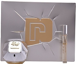 Fragrances, Perfumes, Cosmetics Paco Rabanne Lady Million Lucky - Set (edp/80ml + edp/10ml)