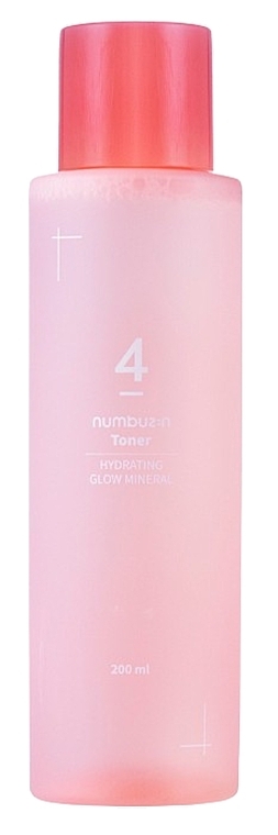 Moisturizing Mineral Face Toner - Numbuzin No.4 Hydrating Glow Mineral Toner — photo N1