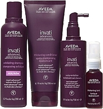 Fragrances, Perfumes, Cosmetics Set - Aveda Invati Advanced Rich Set (shm/200ml+cond/200ml+scalp/150ml+ton/30ml)