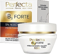 Moisturizing Say & Night Cream 30+ - Perfecta B3 Forte — photo N1