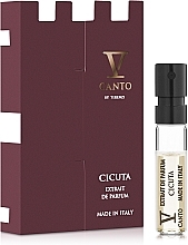 Fragrances, Perfumes, Cosmetics V Canto Cicuta - Perfume (sample)