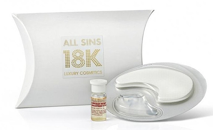 Set - All Sins All Skin 18K Beauty Instant Set ( f/conc/2ml + eye/mask/2pcs) — photo N1