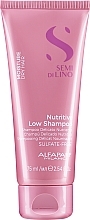 GIFT! Nourishing Sulfate-Free Shampoo - Alfaparf Semi Di Lino Nutritive Low Shampoo — photo N1
