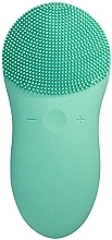 Silicone Face Cleansing Brush, green - TOUCHBeauty Sonic Facial Cleanser — photo N1