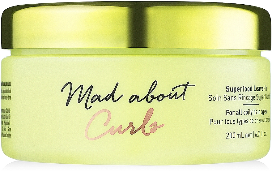 Leave-In Mask for Very Curly Hair - Schwarzkopf Professional Mad About Curls Superfood Leave-In — photo N2