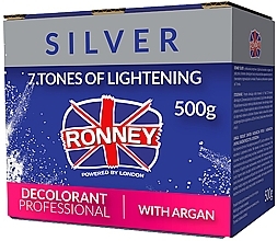 7 Tones of Lightening - Ronney Dust-Free Bleaching Powder Classic with Argan — photo N1