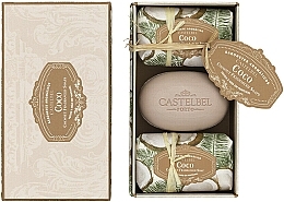 Fragrances, Perfumes, Cosmetics Coconut Set - Castelbel Coconut (soap/3x150g)
