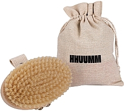 Fragrances, Perfumes, Cosmetics Massage & Bath Brush, soft fiber, light brown - Hhuumm № 3