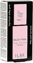 Nail Top Coat - Peggy Sage Top Finish Milky Pink I-Lak — photo N13