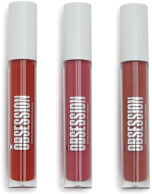 Set - Makeup Obsession Be Obsessed With Lip Gloss Collection (lipgloss/3x5ml) — photo N2