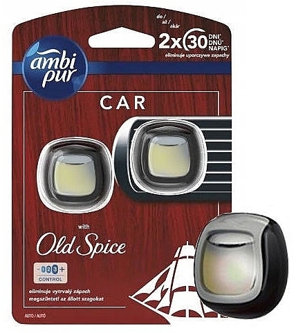 Car Air Freshener - Ambi Pur Duo Car Old Spice  — photo N1