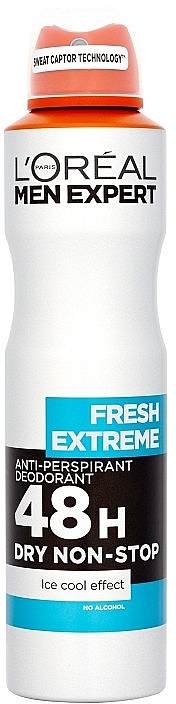Antiperspirant-Deodorant - L'Oreal Paris Men Expert Fresh Extreme 48H Deodorant — photo N1