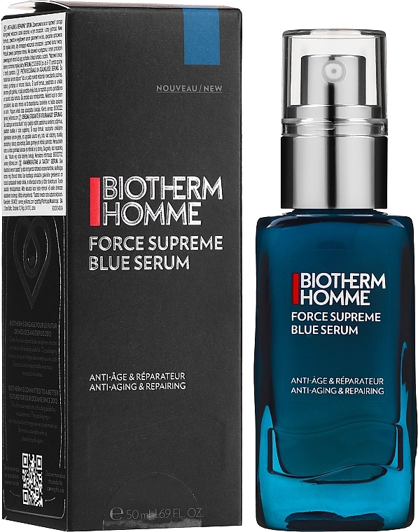 Anti-Aging Men Serum - Biotherm Homme Force Supreme Blue Serum — photo N3