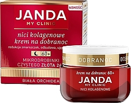 Fragrances, Perfumes, Cosmetics Collagen Threads Night Face Cream 60+ - Janda My Clinic