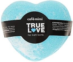 Fragrances, Perfumes, Cosmetics Bath Bomb "True Love", blue - Cafe Mimi Fizz Bath Bomb