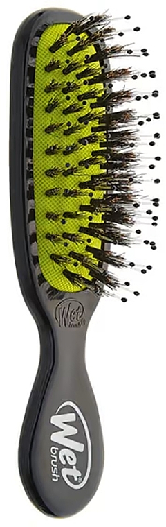 Hair Brush - Wet Brush Mini Shine Enhancer Care Brush Black — photo N20