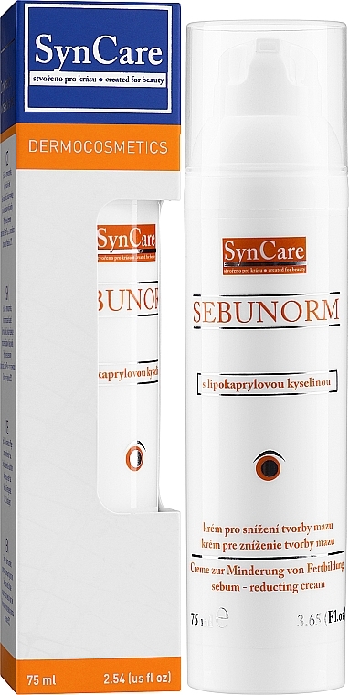 Sebum Regulating Face Cream - SynCare Sebunorm Reducting Cream — photo N2