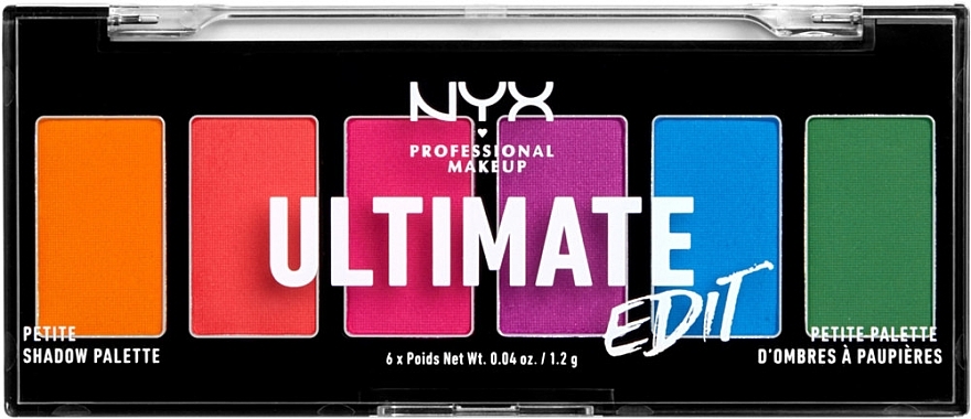 Shadow Palette - NYX Professional Makeup Ultimate Edit Petite Shadow Palette — photo N4