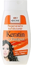 Fragrances, Perfumes, Cosmetics Regenerating Hair Conditioner - Bione Cosmetics Keratin + Panthenol Regenerative Conditioner