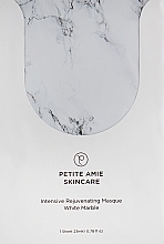 Fragrances, Perfumes, Cosmetics Marble Face Mask ‘Anti-Aging’ - Petite Amie Intensive Rejuvenating Masque, White Marble