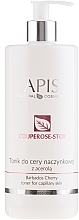 Soft Anti-Couperose Face Tonic with Acerola Extract - Apis Professional Couperose-Stop Barbados Cherry Tonner — photo N1