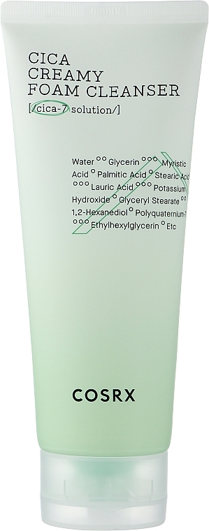 Creamy Face Cleansing Foam - Cosrx Pure Fit Cica Creamy Foam Cleanser — photo N3