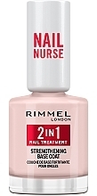 Nail Strengthener - Rimmel Nail Nurse 2 in 1 Nail Treatment Strengthening Base Coat — photo N3