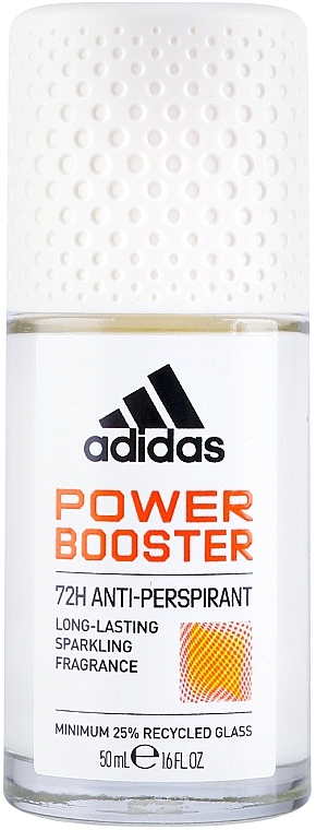 Roll-On Antiperspirant Deodorant for Women - Adidas Power Booster 72H Anti-Perspirant — photo N1