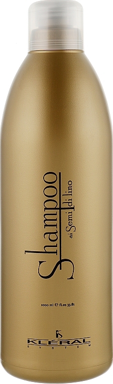 Shampoo with Flax Extract - Kleral System Semi Di Lino Shampoo — photo N8