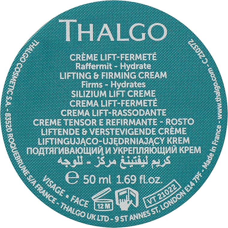 Lifting & Firming Face Cream - Thalgo Silicium Lift Intensive Lifting & Firming Cream (replacement unit) — photo N1