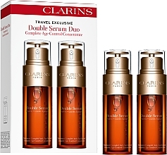 Fragrances, Perfumes, Cosmetics Face Care Set - Clarins Double Serum Duo (serum/2x50ml)