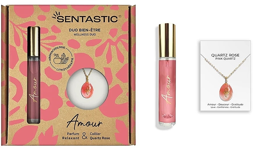 Sentastic Amour - Set (edp/15ml + necklace) — photo N2