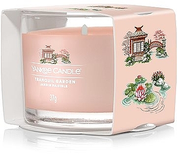 Scented Candle in Jar - Yankee Candle Tranquil Garden Candle (mini) — photo N1
