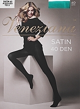 Satin Tights, 40 Den, avocado - Veneziana — photo N1