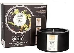 Fragrances, Perfumes, Cosmetics Scented Candle - House of Glam Oak Moss Sage Candle