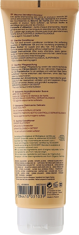 Gentle Conditioner for All Hair Types - Melvita Baume Demelant Douceur — photo N2