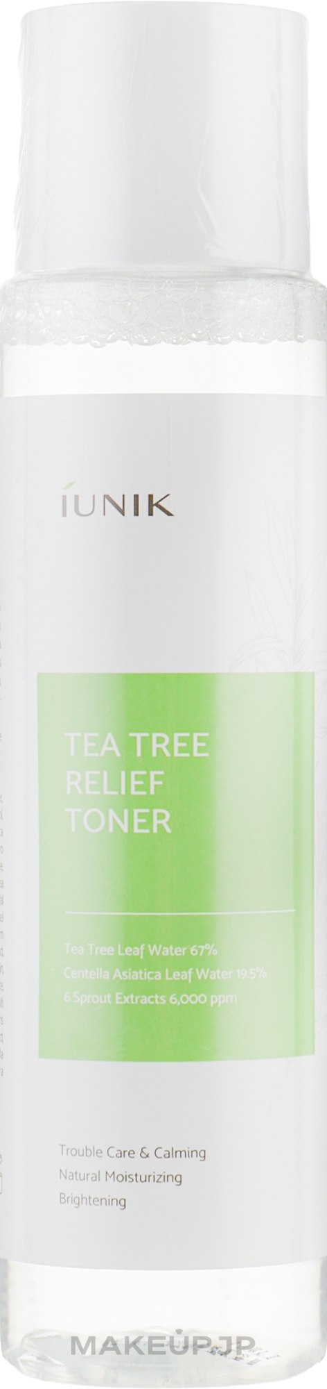 Soothing Tea Tree Toner - iUNIK Tea Tree Relief Toner — photo 200 ml