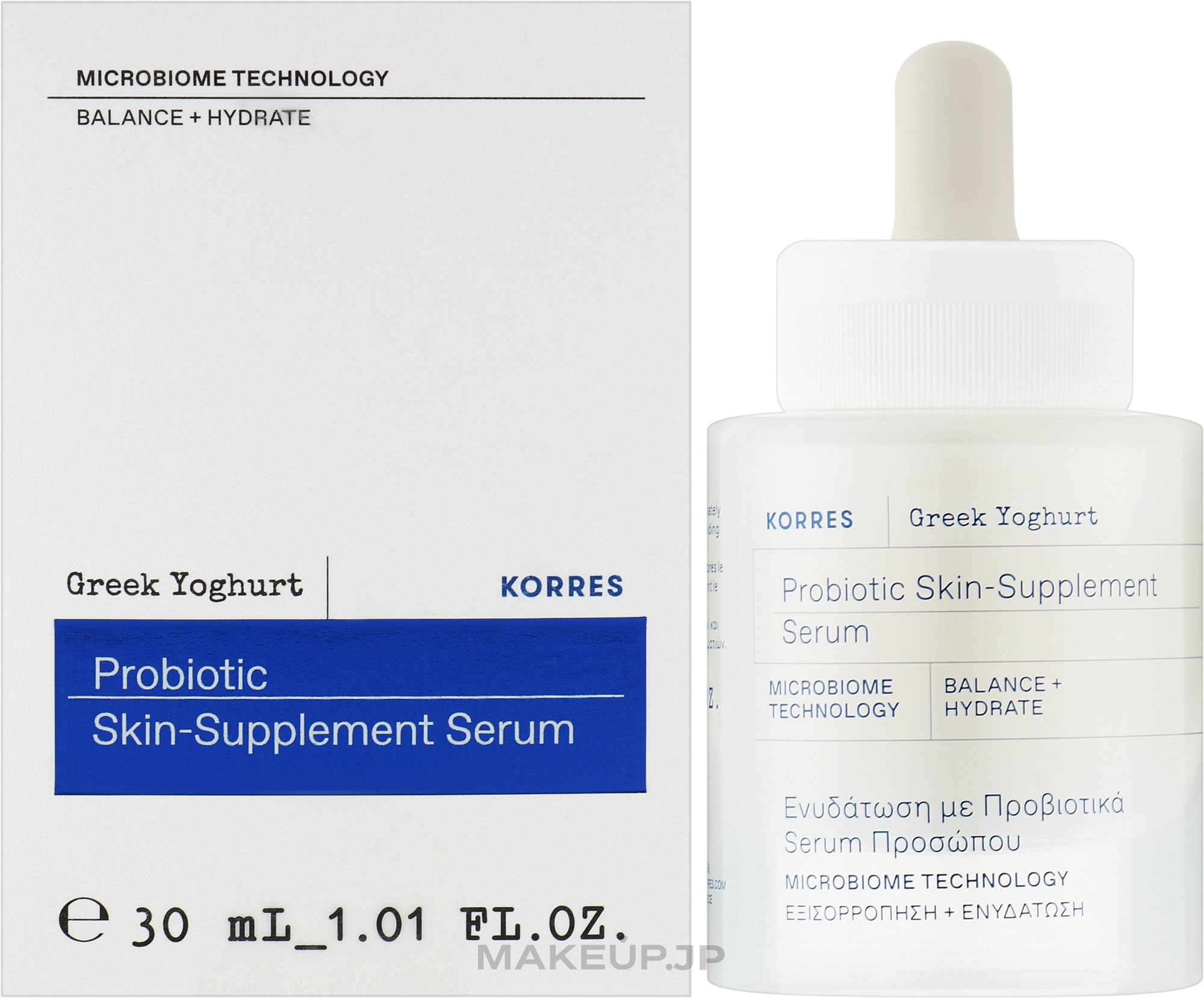 Probiotic Face Serum - Korres Greek Yoghurt Probiotic Skin-Supplement Serum — photo 30 ml