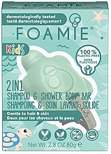 Fragrances, Perfumes, Cosmetics 2-in-1 Body Wash Bar for Kids "Mango & Coconut" - Foamie 2 in 1 Shower Body Bar for Kids Mango & Coconut