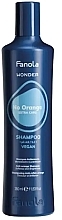 Shampoo for Neutralizing Copper & Orange Shades - Fanola Wonder No Orange Extra Care Anti-Orange Shampoo — photo N2