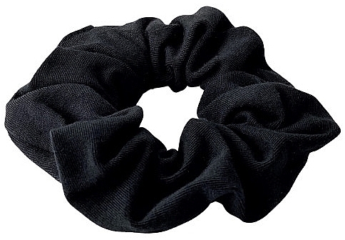 Cotton Elastic Hair Band, black - Anwen — photo N2