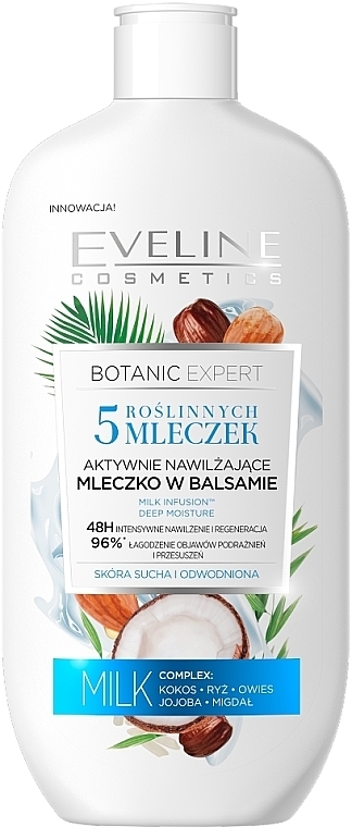 Body Milk - Eveline Cosmetics Botanic Expert Balsam — photo N1