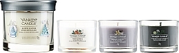 Set - Yankee Candle Snow Globe Wonderland 3 Votives & 1 Tumbler Candle — photo N2