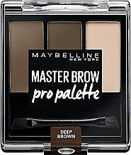 Fragrances, Perfumes, Cosmetics Brow Shadow Palette - Maybelline Master Brow Pro Palette Kit