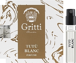 Fragrances, Perfumes, Cosmetics Dr. Gritti Tutu Blanc - Eau de Parfum (sample)