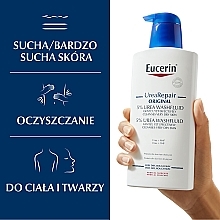 Cleansing Fluid - Eucerin UreaRepair Original Washfluid 5% — photo N3